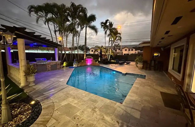 Luxury suite with private heated pool