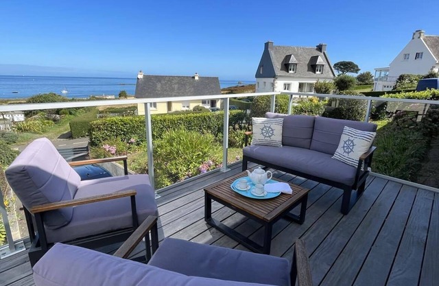 Luxury villa superb sea view beach indoor heated pool SPA sauna