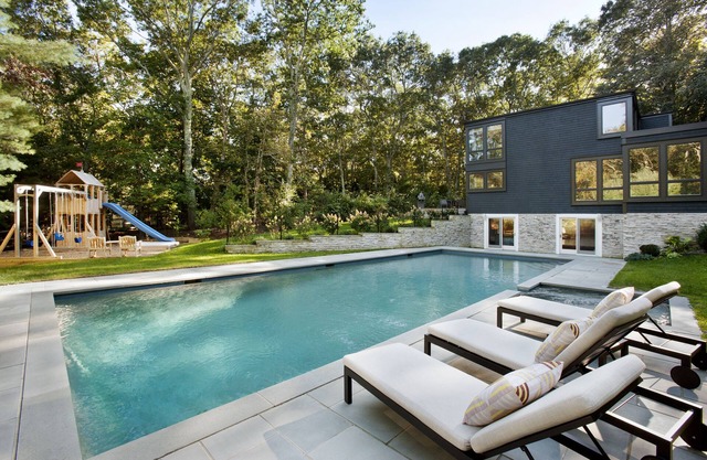 Luxury Water Mill Modern Retreat with Tennis, Pool, Minutes to Ocean Beaches