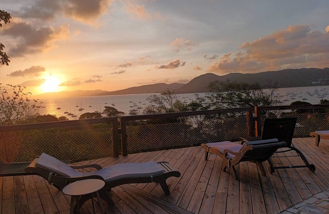 Magnificent 180-degree view of the bay
