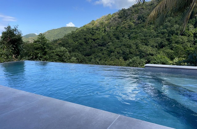 Magnificent villa on the canopy, infinity pool not overlooked