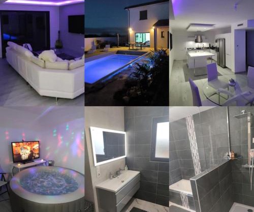 magnifique villa avec piscine et spa