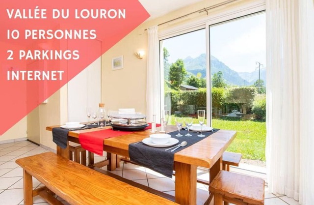 Maison 8 personnes au coeur de la vallée du Louron