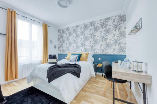 Maison 8 personnes - Parking - Métro 7 et Rer B à 6 minutes
