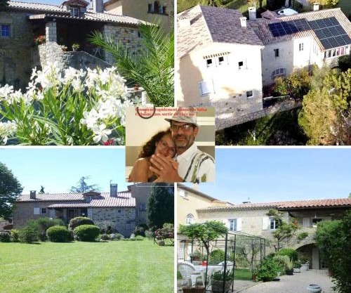 Maison avec jardin à Villeneuve-de-Berg, piscine partagée