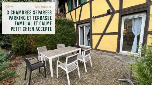 Maison de ville chez Léa - gîte familial parking terrasse