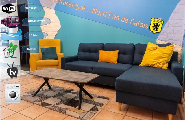 Maison de Ville restylée avec jardin, proche gare
