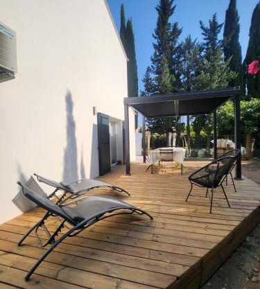 Maison entre terre et mer