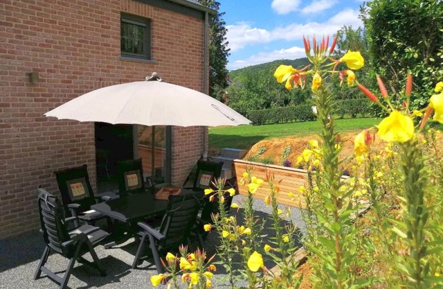 Maison et vélos à Godinne dans la Vallée de la Meuse