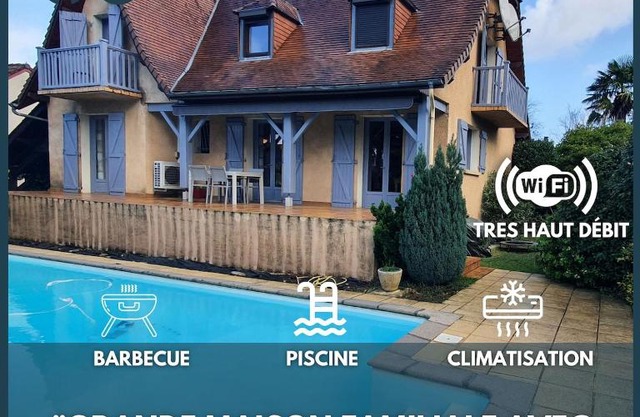 Maison familiale avec piscine