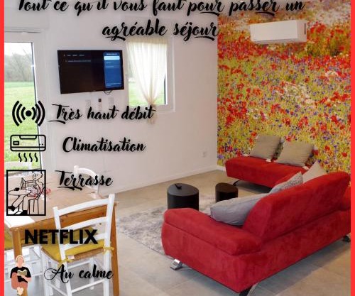 Maison Les Coquelicots - Wifi, Calme, Parking privé