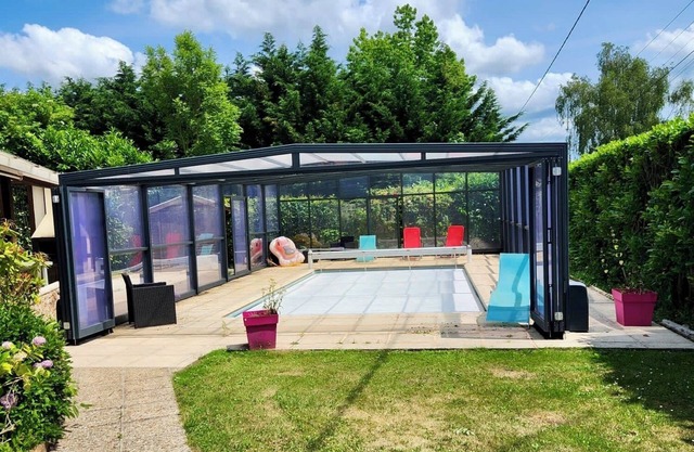 Maison Normande Avec Piscine Chauffée Privée