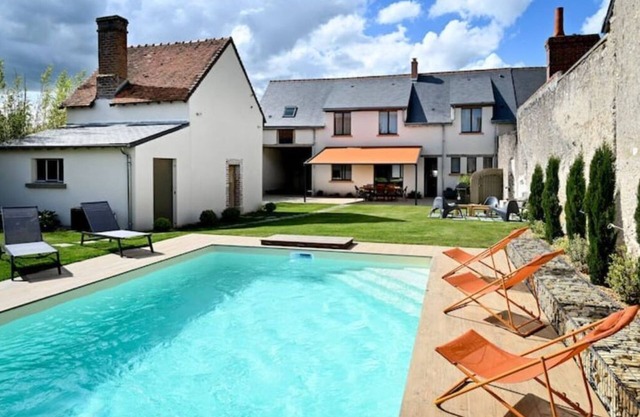"maison56"- Maison Cosy, Piscine, Entre Blois-chambord, 4 Chb, Proche Loire