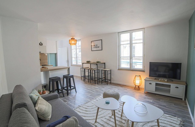 Marianne, duplex pour 4 à proximité de l'hôtel de ville de Rouen