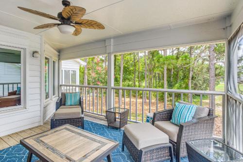 Marina and Pool Roomy Golf-View Home in Southport