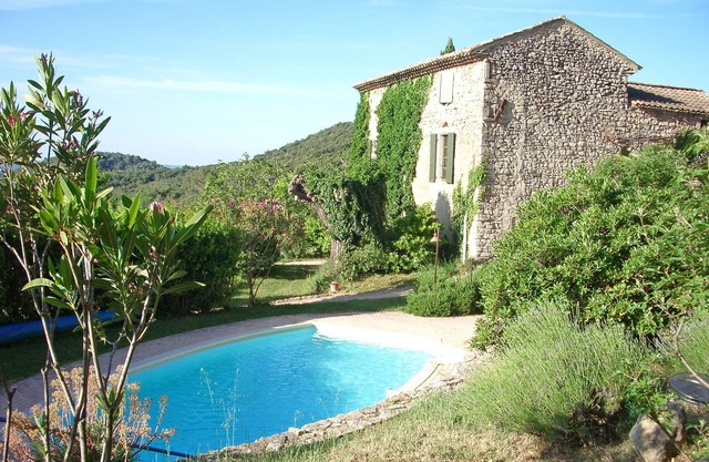 Mas 17th private swim pool UZES AVIGNON - Vieux Murier