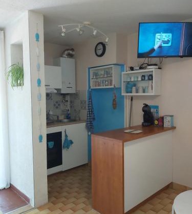 MES VACANCES A LA MER studio 4 pers, parking privé, wifi, linges fournis, climatisation