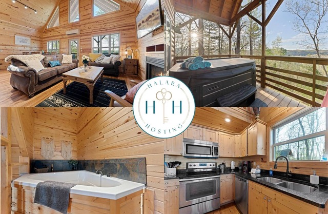 Mnt. View Cabin Near River w/Hot Tub + Fire Pit