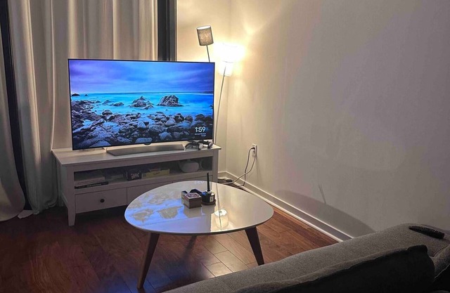 Modern 1-Bed Condo Downtown. Steps from Distillery District, Remote Work Ready