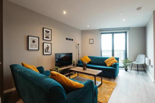 Modern 3-Bed Flat near Leeds Station & City Centre