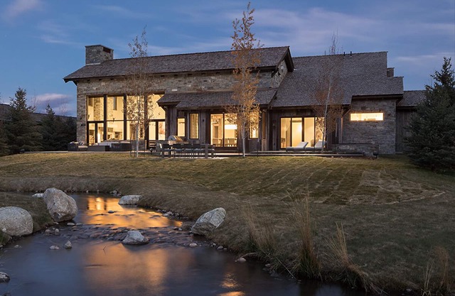 Modern amenities abound in this expansive Shooting Star retreat