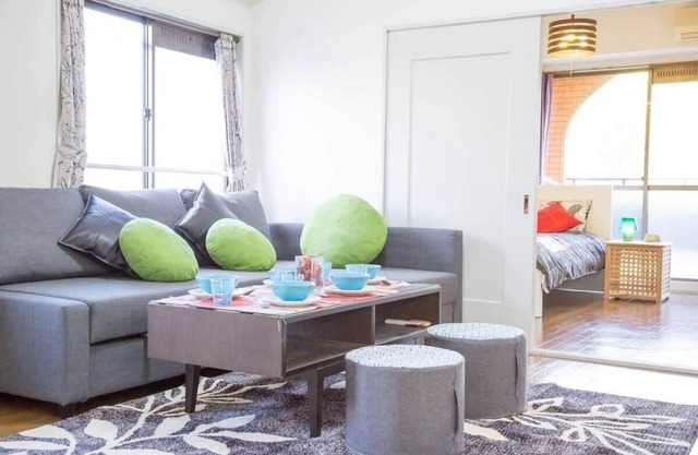 Modern Apartment near Hiroshima Station for 5 ppl