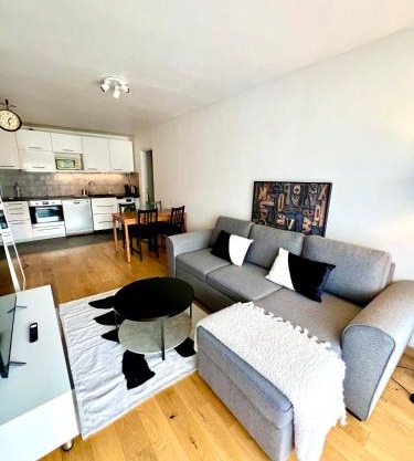 Modern apartment with balcony