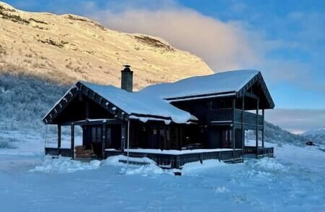 Modern cabin sauna, BBQ & beautiful view Filefjell