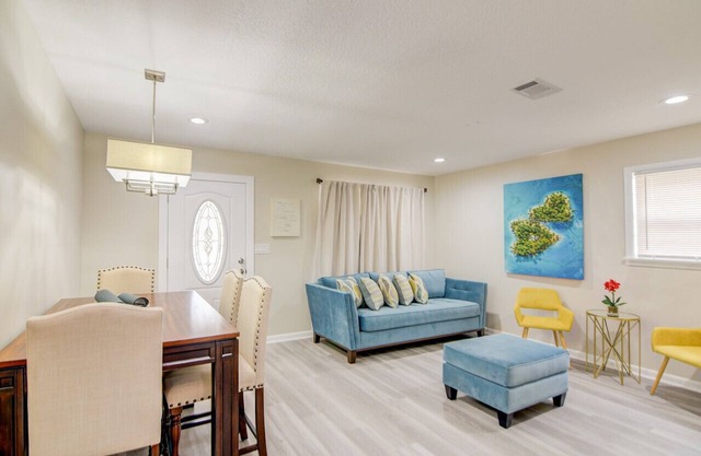 Modern home with 5 bedrooms 2.5 bathroom and 2 full kitchens.