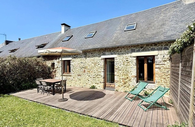 Modern house in Lingreville with enclosed garden