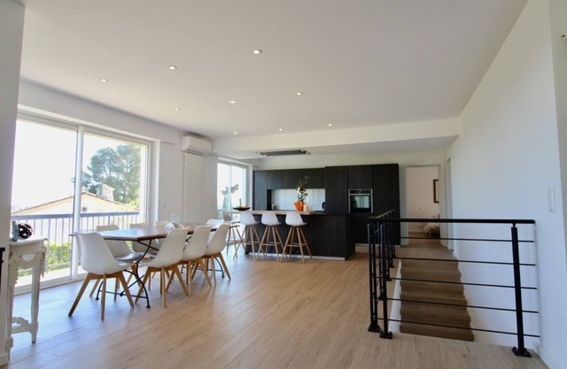 Modern luxury villa with panoramic views