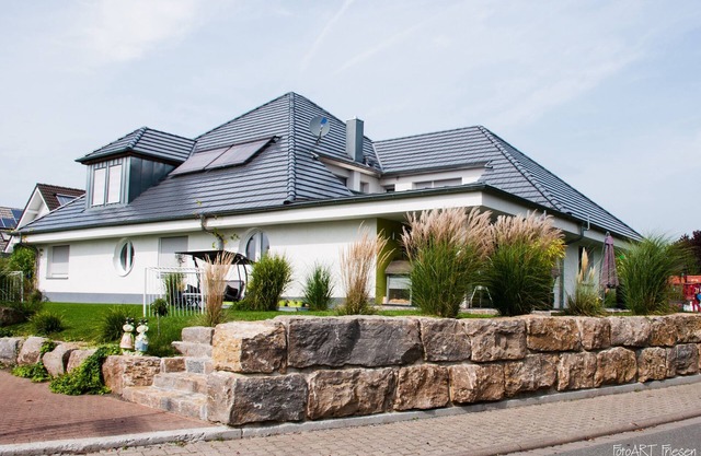 modern pension on the mountain road