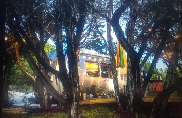 "Moonbeam " the Airstream on Round Mountain Ranch