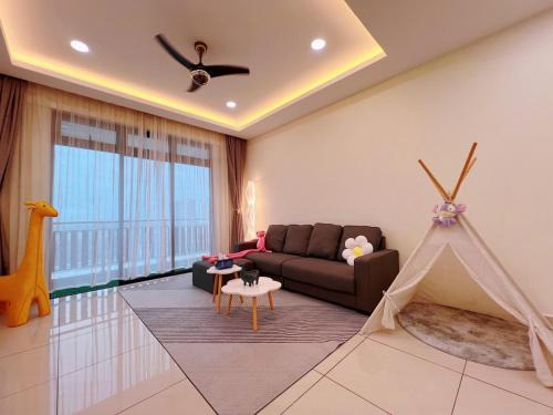 Muji Style Luxury Two Bedrooms Condo 1-7pax at D Secret Garden - Johor Bahru-Mid Valley-Paradigm Mall-Dato Onn-Setia Tropika-Kempas-UTM