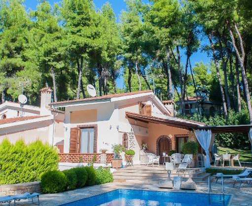 Naftilos Villa Sani with private Pool