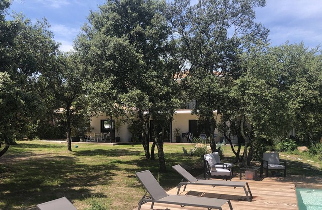 New air-conditioned house / swimming pool / 2000m2 land / calm / near the beach, pic st loup