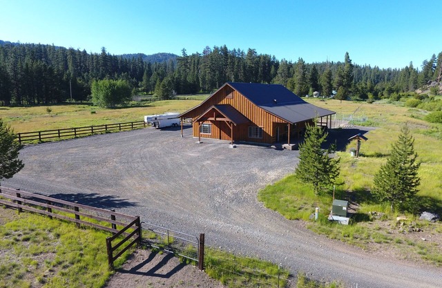 New Barn Dominiam on Marks Creek, next to Ochoco National Forest