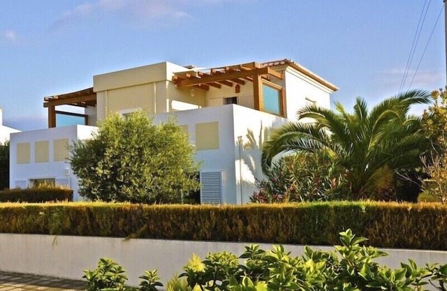 new holiday house with pool and exclusive furniture