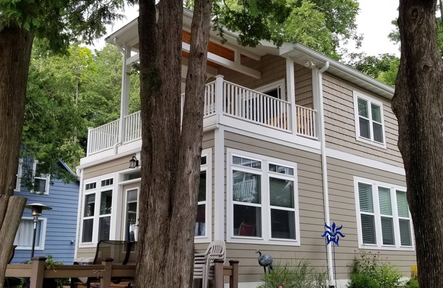 New home on Crystal Lake.