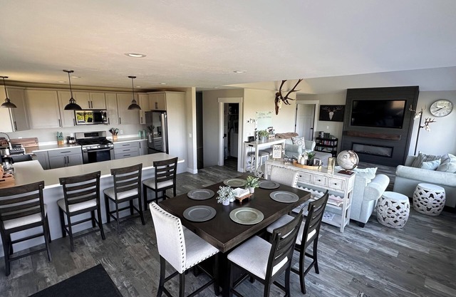 New home with views of Cook Inlet and towering glaciated volcanoes