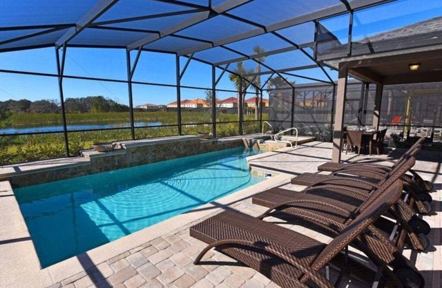 NEW! Spacious 5-Bedroom Resort Pool Home with Lake View