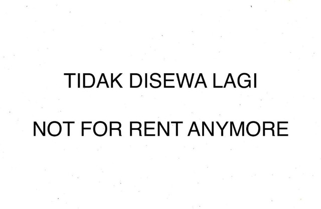 NOT FOR RENT aNYMORE