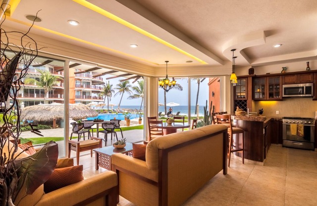 Ocean View 2 Bedroom Residence with Resort Amenities Just Steps from the Beach!
