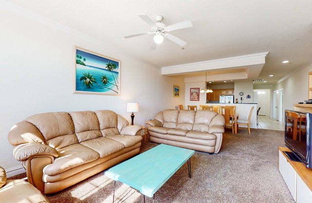 Ocean View Condo Steps from the Beach with Fast WiFi & On-Site Pool/Gym