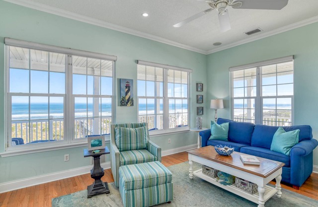 Oceanfront Family Escape! Two Balconies, Private Boardwalk to Beach, Hot Tub! $300 in Free Tickets!