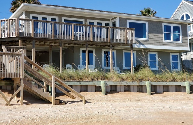 Oceanfront House with Private Beach, Patio, and Gameroom