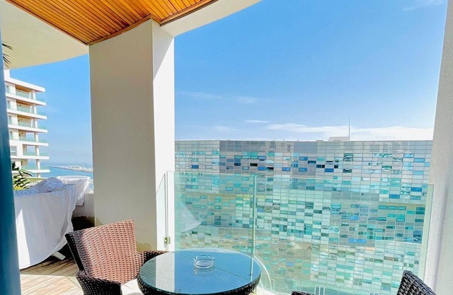 One bedroom flat with balcony with ocean view at Casablanca Marina 8th floor
