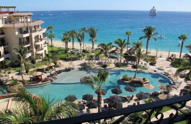 One of best locations in the resort! Overlooking pools, beach and Sea of Cortez!