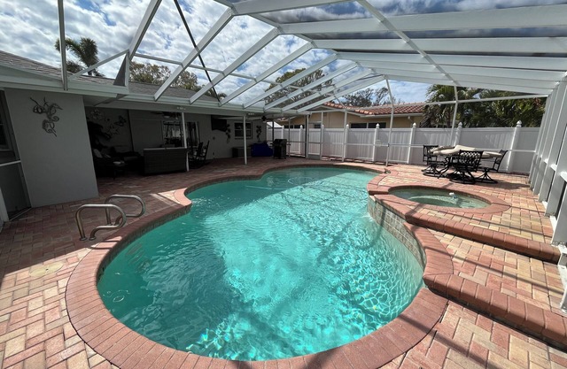 Palm & Pool Retreat near beautiful Florida Gulf Beaches