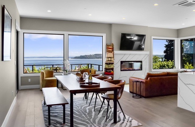 Panoramic Water Views from Expansive Luxury Point Ruston Estate
